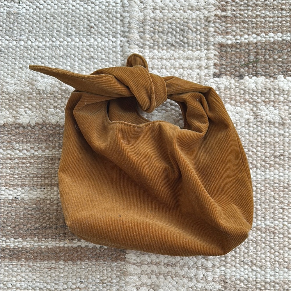 Merit Brown Knot Handle Women's Bag